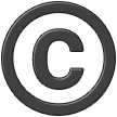 Copyright Sign on Samsung