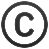 Copyright Sign on WhatsApp