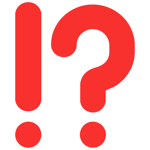 Exclamation Question Mark on Microsoft Fluent