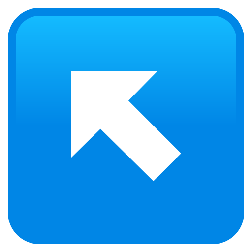 North West Arrow on JoyPixels