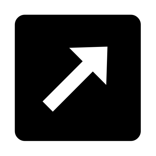 North East Arrow on Noto Emoji