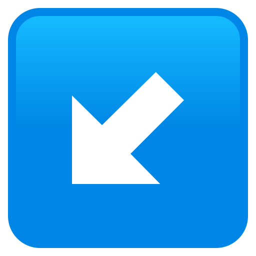 South West Arrow on JoyPixels