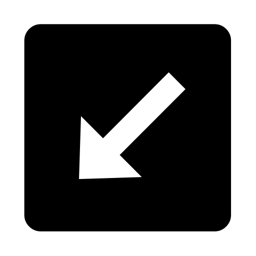 South West Arrow on Noto Emoji