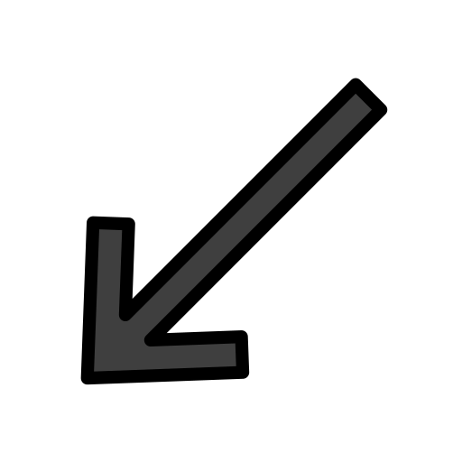 South West Arrow on OpenMoji