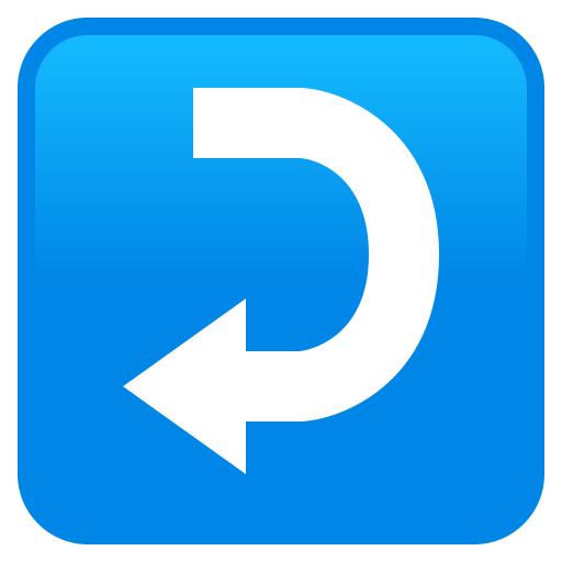 Leftwards Arrow With Hook on JoyPixels