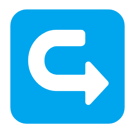 Rightwards Arrow With Hook on Microsoft Fluent