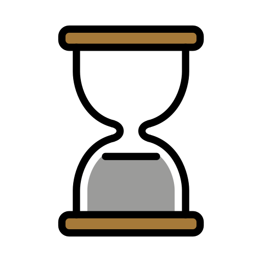 Hourglass on OpenMoji