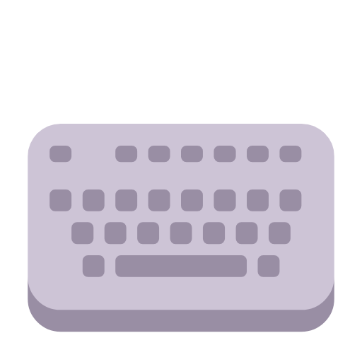 Keyboard on Microsoft Fluent