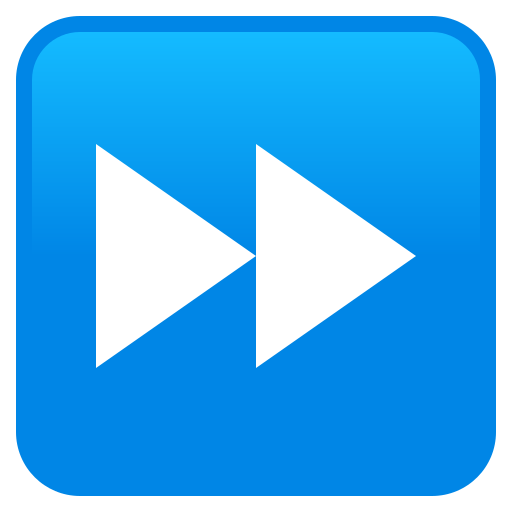 Black Right-pointing Double Triangle on JoyPixels