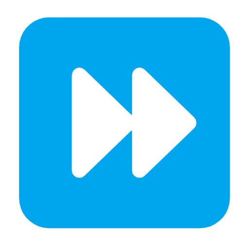 Black Right-pointing Double Triangle on Microsoft Fluent