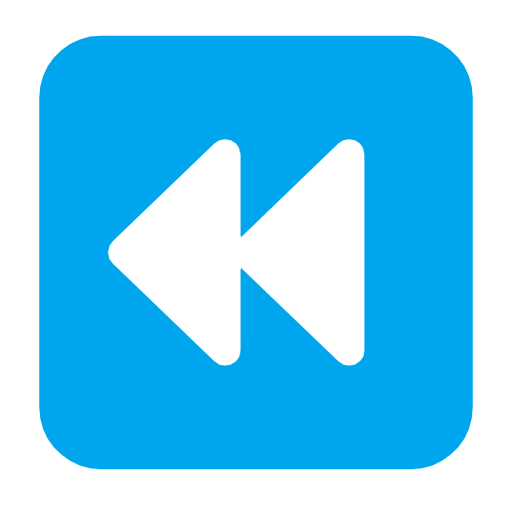 Black Left-pointing Double Triangle on Microsoft Fluent