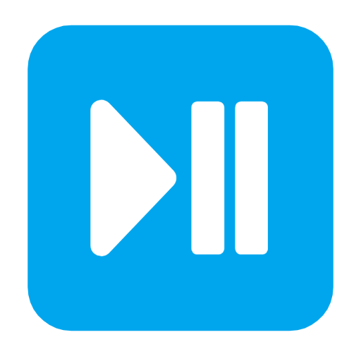 Play Or Pause Button on Microsoft Fluent