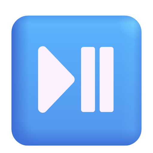 Play Or Pause Button on Microsoft 3D