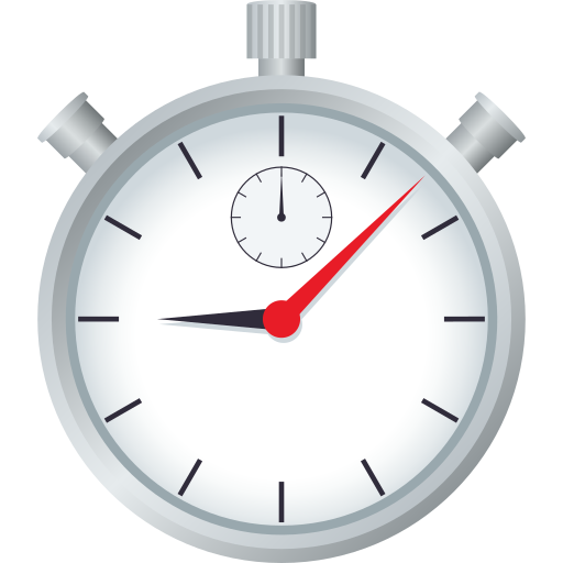 Stopwatch on JoyPixels