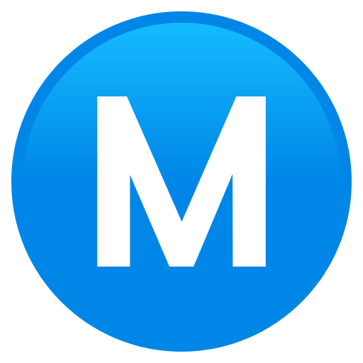Circled Latin Capital Letter M on JoyPixels