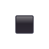 Black Small Square on WhatsApp