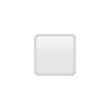 White Small Square on WhatsApp