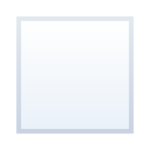 White Medium Square on JoyPixels