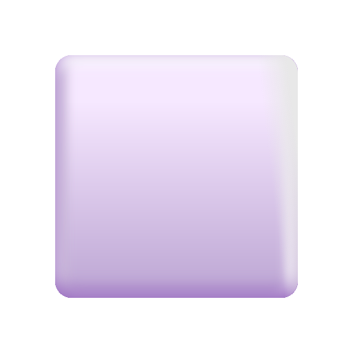 White Medium Square on Microsoft 3D
