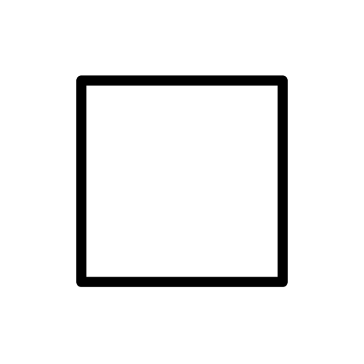 White Medium Square on OpenMoji