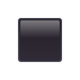 Black Medium Square on WhatsApp