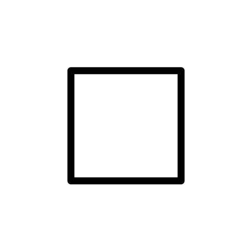 White Medium Small Square on OpenMoji