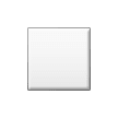 White Medium Small Square on Samsung