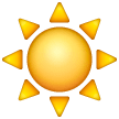 Black Sun With Rays on Samsung