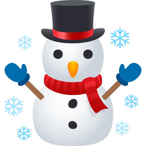Snowman on JoyPixels