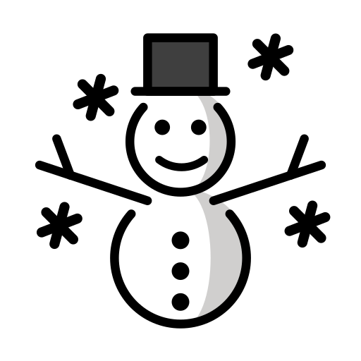 Snowman on OpenMoji