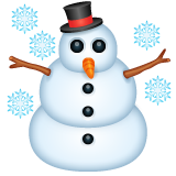 Snowman on WhatsApp