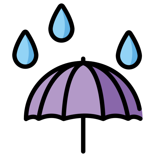Umbrella With Rain Drops on OpenMoji