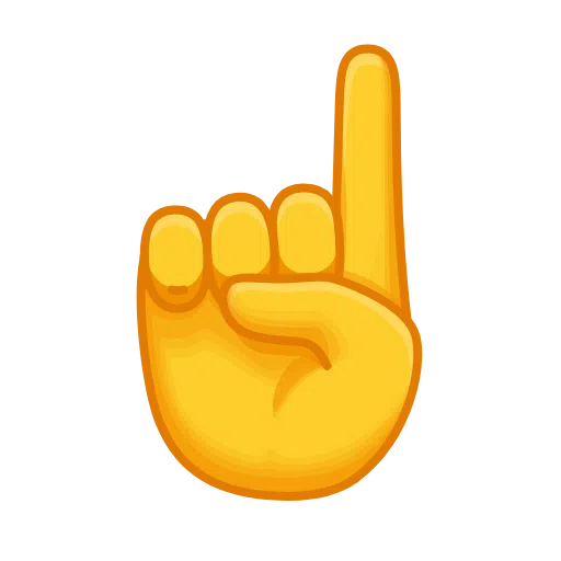 White Up Pointing Index on Telegram