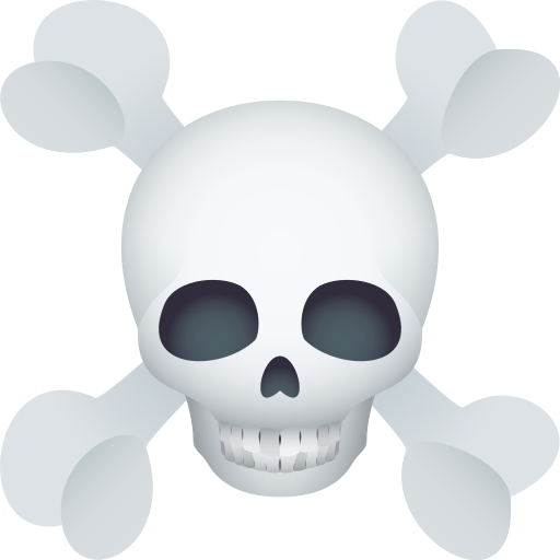 Skull And Crossbones on JoyPixels