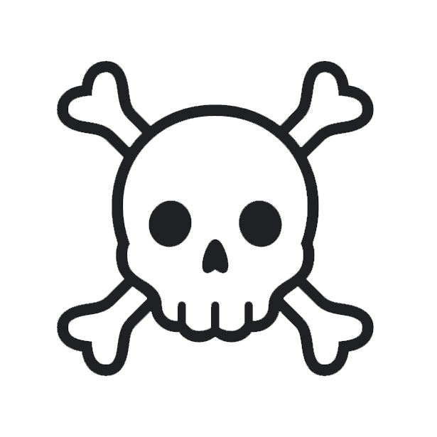 Skull And Crossbones on Noto Emoji