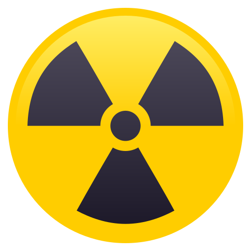 Radioactive on JoyPixels