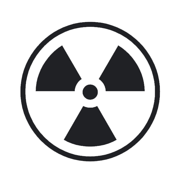 Radioactive on Noto Emoji