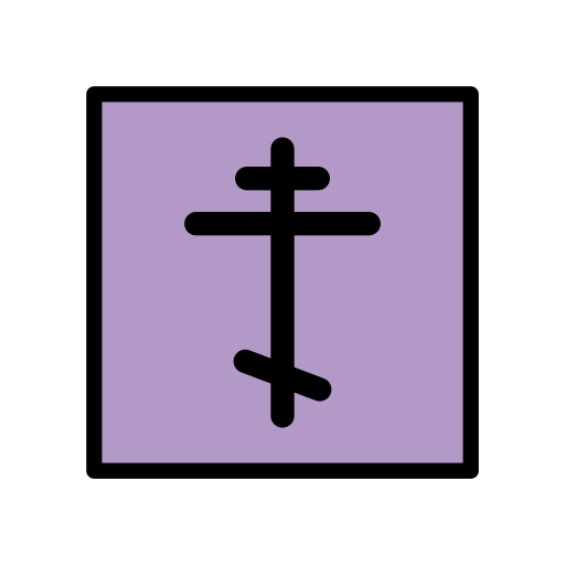 Orthodox Cross on OpenMoji