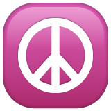 Peace Symbol on WhatsApp