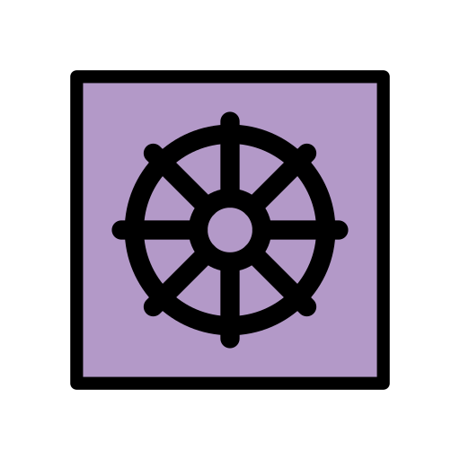 Wheel Of Dharma on OpenMoji