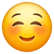 White Smiling Face on Samsung