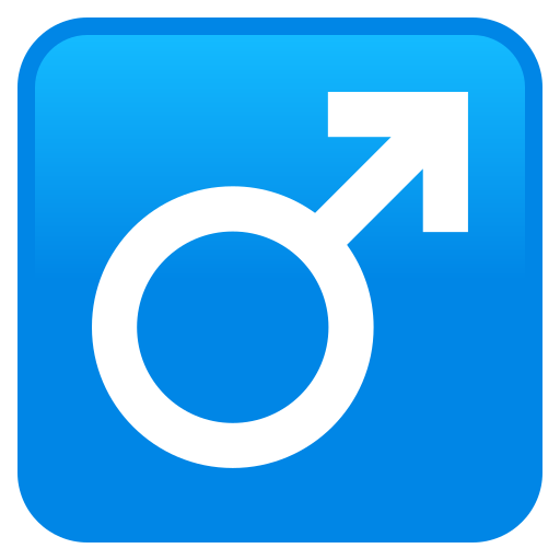 Male Sign on JoyPixels