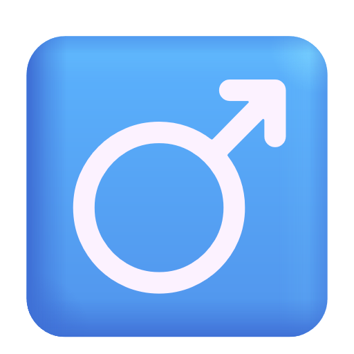 Male Sign on Microsoft 3D
