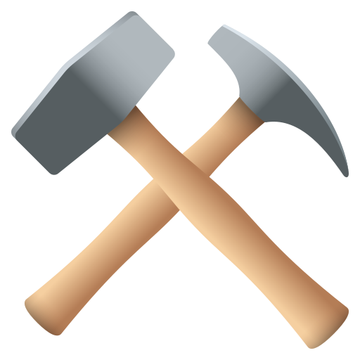 Hammer And Pick on JoyPixels