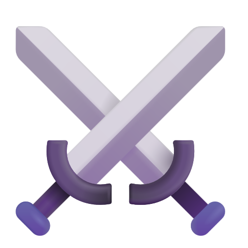 Crossed Swords on Microsoft 3D
