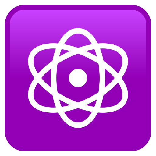 Atom Symbol on JoyPixels