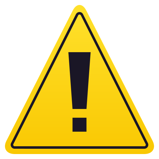 Warning Sign on JoyPixels