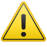 Warning Sign on WhatsApp