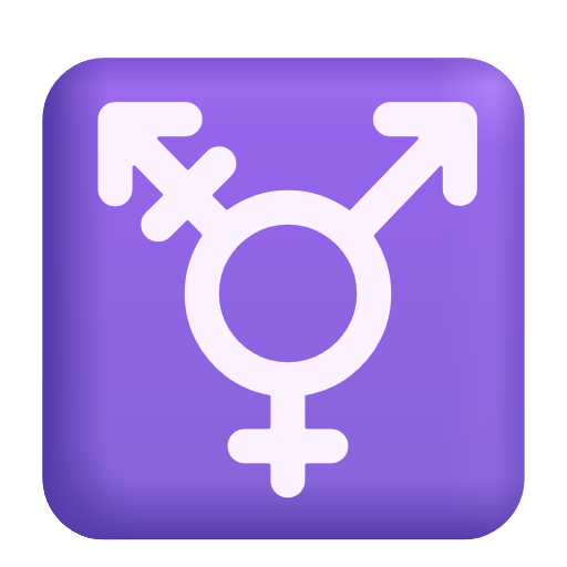 Transgender Symbol on Microsoft 3D