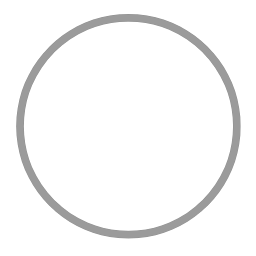 Medium White Circle on Microsoft Fluent